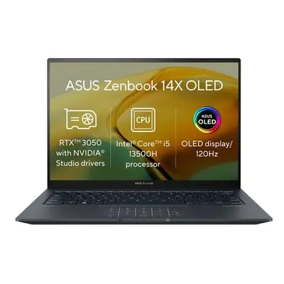 ASUS Zenbook 14X OLED/UX3404VC/i5-13500H/14,5"/2880x1800/16GB/1TB SSD/RTX 3050/W11H/Gray/2R, UX3