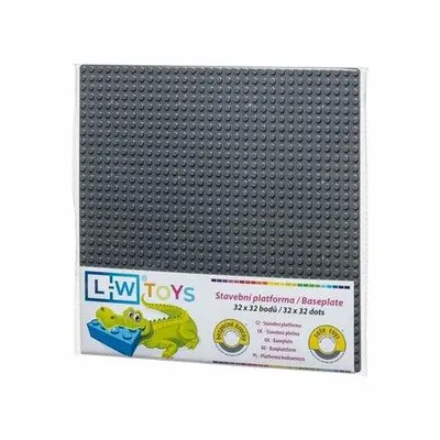 L-W Toys Základová deska 32x32 tmavě šedá