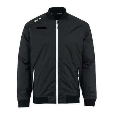 CCM Bunda Bomber Jacket 2018 SR, Senior, S, černá