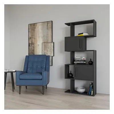 Hanah Home Bookshelf Raven - Anthracite