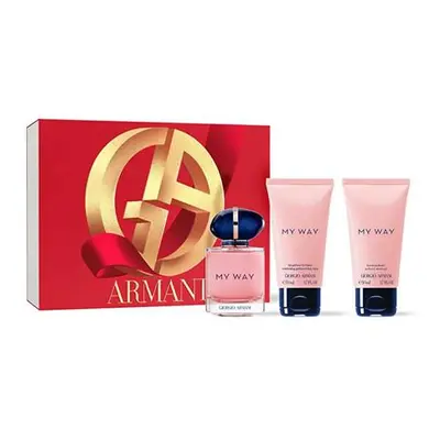 Giorgio Armani My Way - EDP 50 ml (plnitelná) + tělové mléko 50 ml + sprchový gel 50 ml