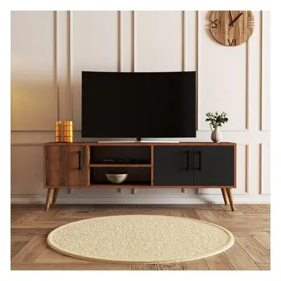 Hanah Home TV Stand Exxen - 1580 WalnutAnthracite