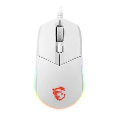 MSI herní myš CLUTCH GM11 WHITE Gaming/ 5.000 dpi/ RGB Lighting/ 6 tlačítek/ USB, S12-0401950-CL