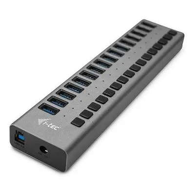 i-tec USB 3.0 nabíjecí HUB 16 Port + napájecí adaptér 90 W, U3CHARGEHUB16