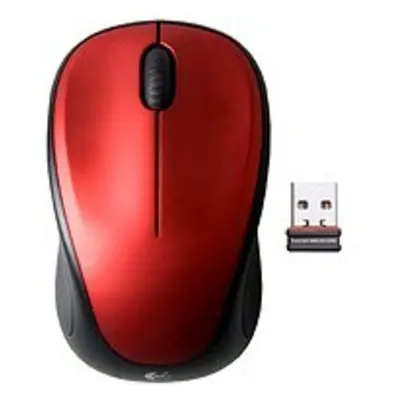 Logitech myš M235/ Bezdrátová/ Optická/ 1000dpi/ USB přijímač/ červená, 910-002496