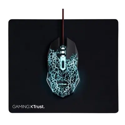 TRUST BASICS GAMING MOUSE & PAD, 24752