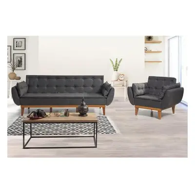 Atelier del Sofa Sofa-Bed Set Fiona-TKM01-1053 Anthracite