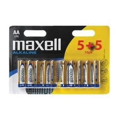 MAXELL Alkalická baterie AA (R6), blistr 10 ks