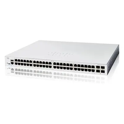 Cisco Catalyst 1200-48T-4X - Přepínač - L3 - inteligentní - 48 x 10/100/1000Base-T + 4 x 10 Giga