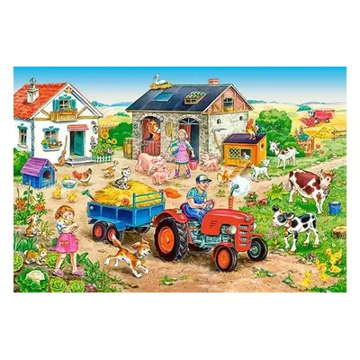 CASTORLAND Puzzle Život na farmě MAXI 40 dílků