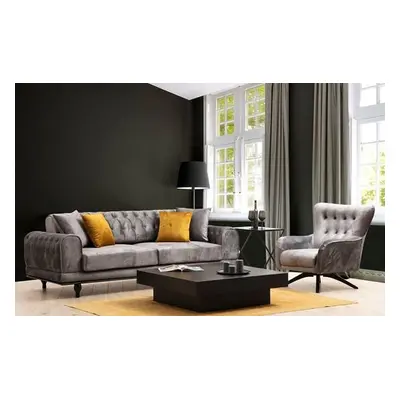 Atelier del Sofa 3-Seat Sofa-Bed Arredo Capitone - Anthracite