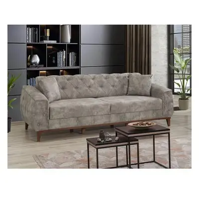 Atelier del Sofa 3-Seat Sofa-Bed Marta - Gray Grey