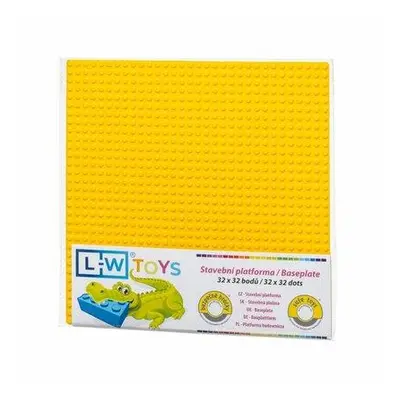 L-W Toys Základová deska 32x32 žlutá