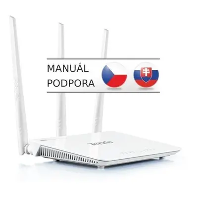 Tenda F3 (F303) WiFi N Router 802.11 b/g/n, 300 Mbps, WISP, Universal Repeater, 3x 5 dBi antény,