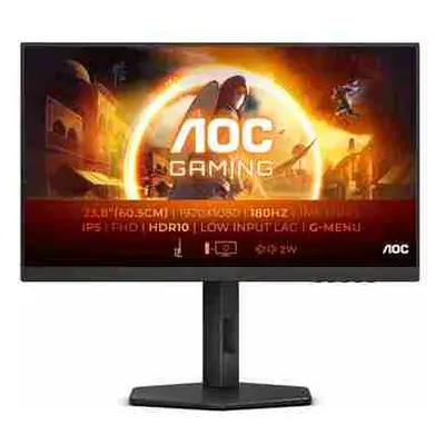 AOC LCD herní 27G4X 27" IPS/1920x1080@180Hz/1ms/300cd/2xHDMI/DP/Repro/Pivot/HAS/VESA, 27G4X