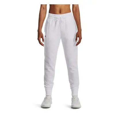 Under Armour Dámské tepláky Rival Fleece Jogger white L