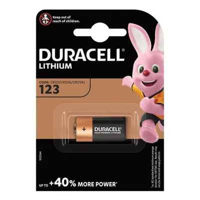 Duracell Ultra lithiová baterie CR123A 1 ks