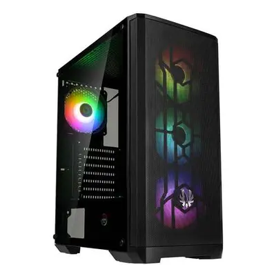 BitFenix skříň Nova Mesh SE TG ARGB / ATX / 4x120mm ARGB / USB 3.0 / tvrzené sklo / černá, BFC-N