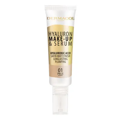 Make-up a sérum 2v1 (Hyaluron Make-up and Serum) Dermacol / Odstín: 03 Sand - 25 g