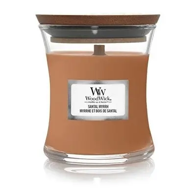 Vonná svíčka váza malá Santal Myrrh WoodWick - 85 g