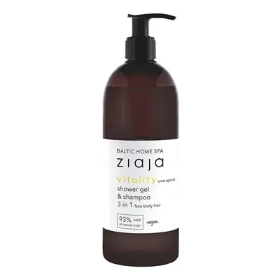 Sprchový gel a šampon 3v1 Baltic Home Spa (Shower Gel & Shampoo) Ziaja - 500 ml