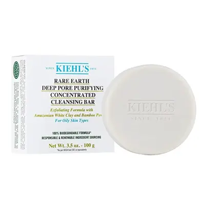 Čisticí mýdlo pro mastnou pleť Rare Earth (Deep Pore Purifying Cleansing Bar) Kiehl´s - 100 g