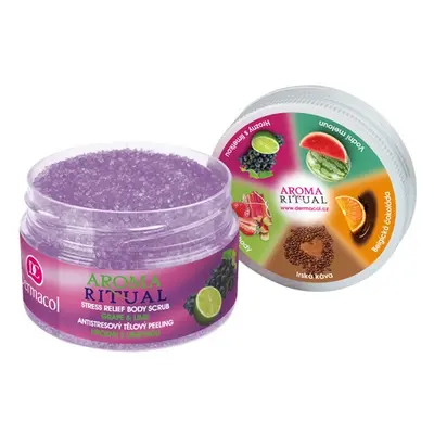 Antistresový tělový peeling hrozny s limetkou Aroma Ritual Dermacol - 200 g