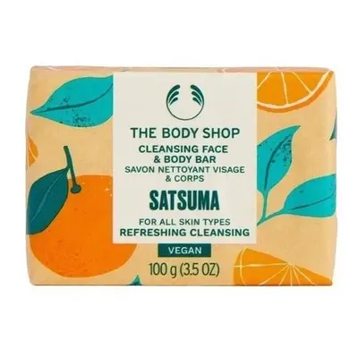 Tuhé mýdlo na obličej a tělo Satsuma (Cleansing Face & Body Bar) The Body Shop - 100 g