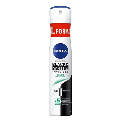 Antiperspirant ve spreji Black & White Invisible Fresh (Anti-perspirant) Nivea - 200 ml