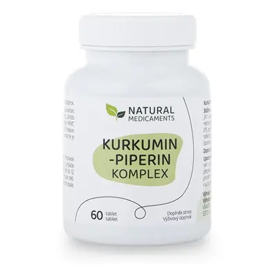 Kurkumin-piperin komplex Natural Medicaments - 60 tablet