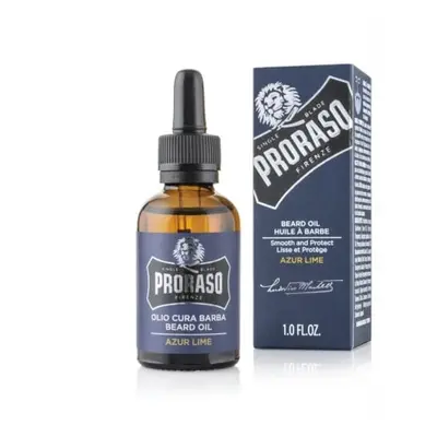 Olej na plnovous se středozemními citrusy Azur Lime (Beard Oil) Proraso - 30 ml