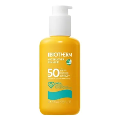 Mléko na opalování pro tělo a obličej SPF 50 Waterlover (Sun Milk) Biotherm - 200 ml