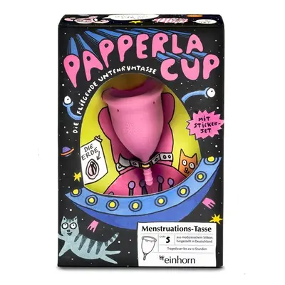 Menstruační kalíšek papperlacup velikosti S Einhorn