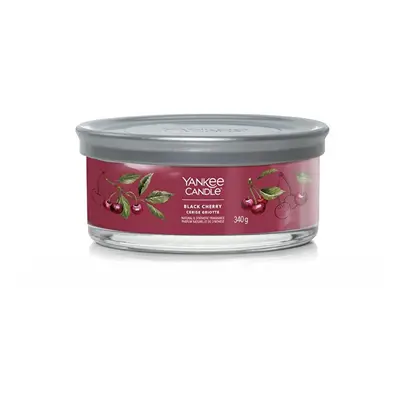 Aromatická svíčka Signature tumbler střední Black Cherry Yankee Candle - 340 g