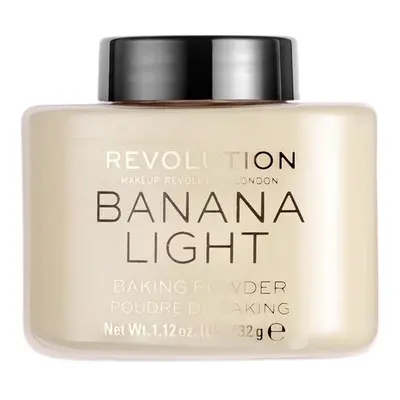 Transparentní pudr (Loose Baking Powder Banana Light) Revolution - 32 g