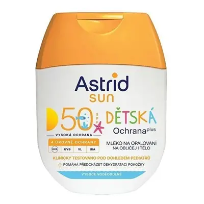 Dětské mléko na obličej a tělo na opalování SPF 50 Sun Astrid - 60 ml