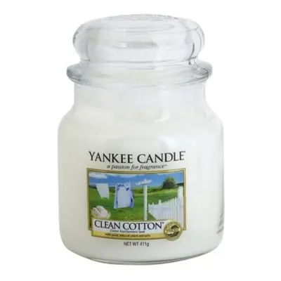 Vonná svíčka Classic střední Clean Cotton Yankee Candle - 411 g