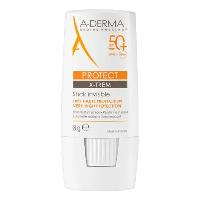 Ochranná tyčinka na opalování SPF 50+ Protect X-Trem (Invisible Sun Stick) A-DERMA - 8 g