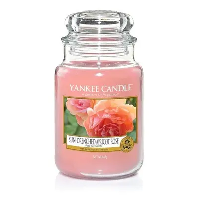 Aromatická svíčka velká Sun-Drenched Apricot Rose Yankee Candle - 623 g