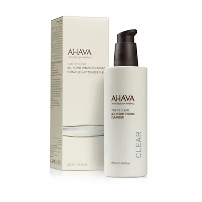 Čisticí pleťové tonikum 3 v 1 (All in One Toning Cleanser) AHAVA - 250 ml