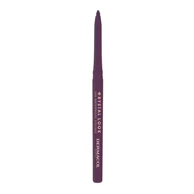 Automatická tužka na oči Crystal Look (24H Waterproof Eyeliner) Dermacol / Odstín: 02 Violet