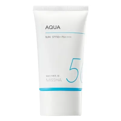 Opalovací gelový krém na obličej SPF 50 Aqua Sun (All Around Safe Block Aqua Sun Gel) Missha - 5