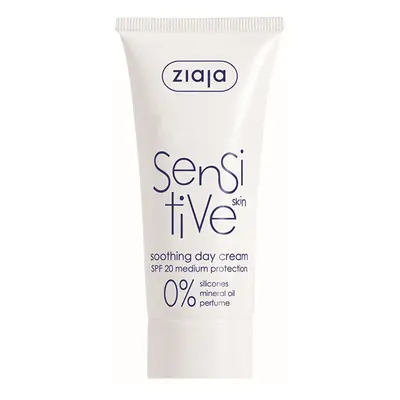 Zklidňující denní krém SPF 20 Sensitive Ziaja - 50 ml