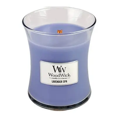 Vonná svíčka váza Lavender Spa WoodWick - 275 g