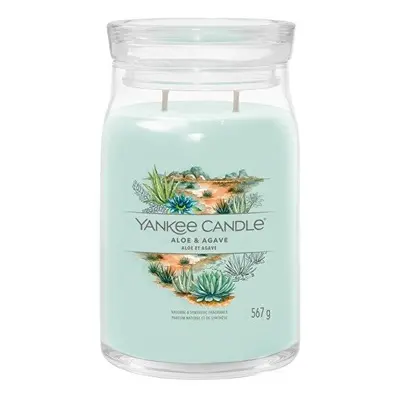 Aromatická svíčka Signature sklo velké Aloe & Agave Yankee Candle - 567 g