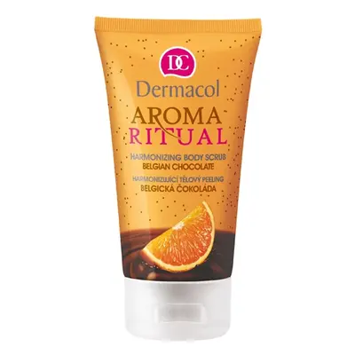 Harmonizující tělový peeling Belgická Čokoláda s Pomerančem Dermacol - 150 ml