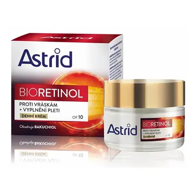 Denní krém proti vráskám pro vyplnění pleti Bioretinol OF10 Astrid - 50 ml