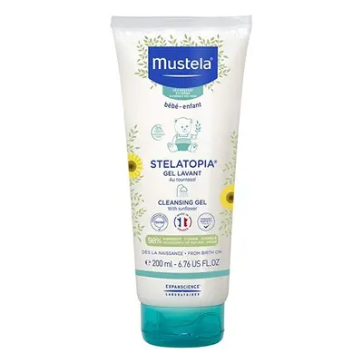 Dětský sprchový gel pro extrémně suchou a atopickou pokožku Stelatopia (Cleansing Gel) Mustela -