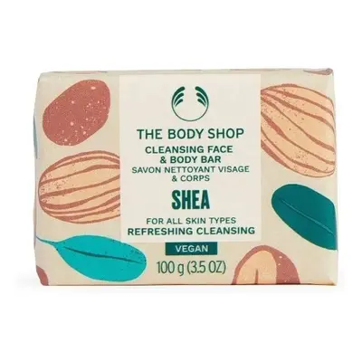 Tuhé mýdlo na obličej a tělo Shea (Cleansing Face & Body Bar) The Body Shop - 100 g