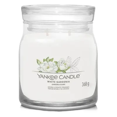 Aromatická svíčka Signature sklo střední White Gardenia Yankee Candle - 368 g